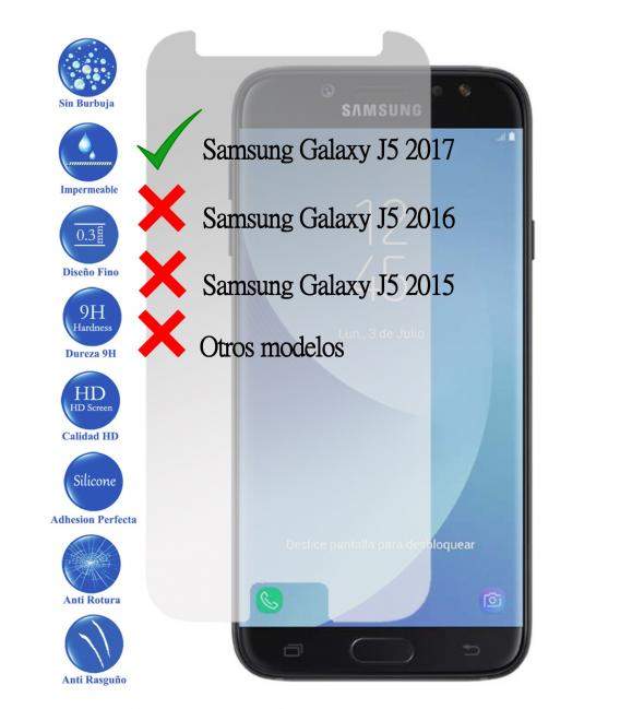 Protector de Pantalla Cristal Templado Vidrio para Samsung Galaxy J5 2017 J530