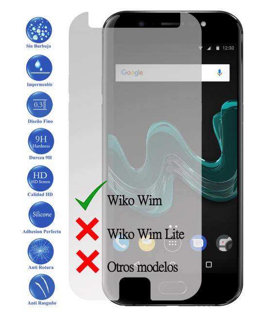 Protector de Pantalla Cristal Templado Vidrio 9H Premium para Wiko Wim 4G 5.5