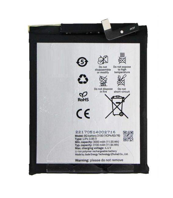 Bateria de recambio neutral repuesto compatible para movil BQ Capacidad Original