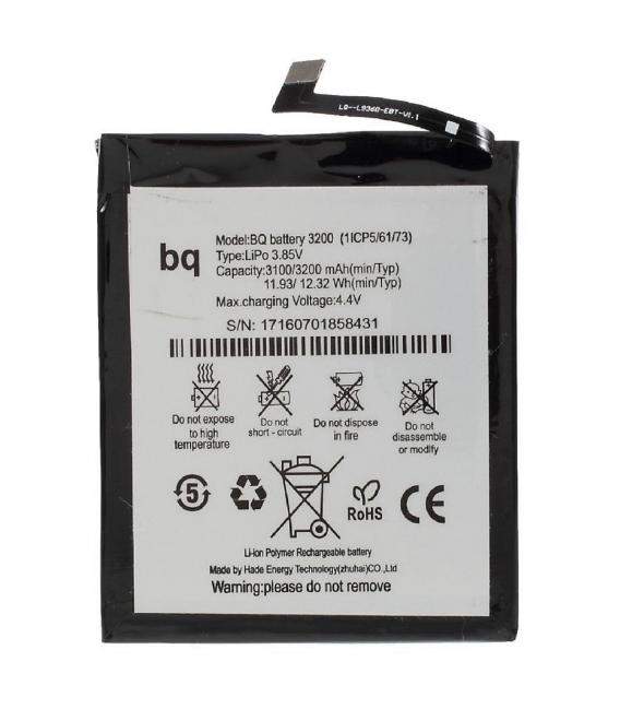 Bateria de recambio neutral repuesto compatible para movil BQ Capacidad Original