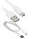 Cable de carga datos para movil Micro USB-C Tipo C 3.1 a USB 2.0 1 Metro Blanco - thumbnail 1