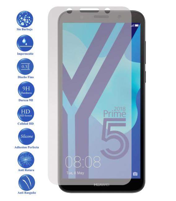 Protector de Cristal Templado Huawei Y3 II Y5 Y5 II Y6 II Y7 Y9 2017 2018 2019