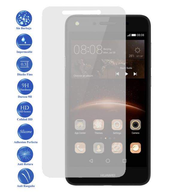 Protector de Cristal Templado Huawei Y3 II Y5 Y5 II Y6 II Y7 Y9 2017 2018 2019