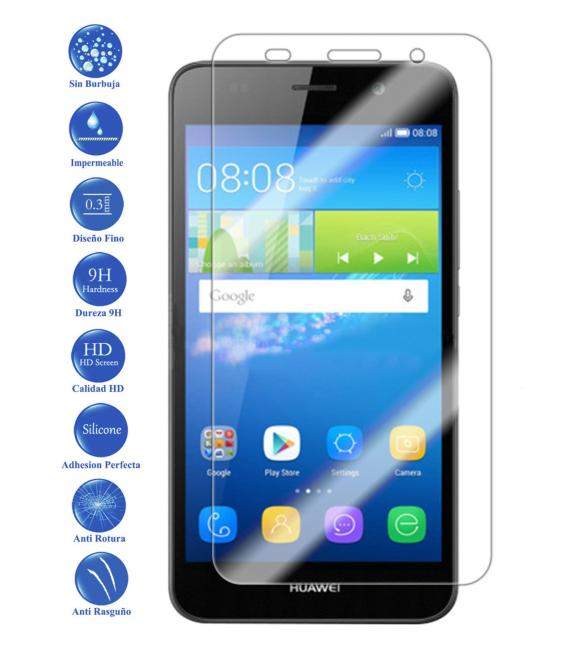 Protector de Cristal Templado Huawei Y3 II Y5 Y5 II Y6 II Y7 Y9 2017 2018 2019