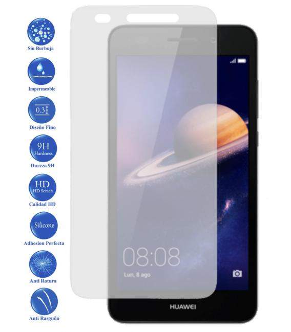Protector de Cristal Templado Huawei Y3 II Y5 Y5 II Y6 II Y7 Y9 2017 2018 2019