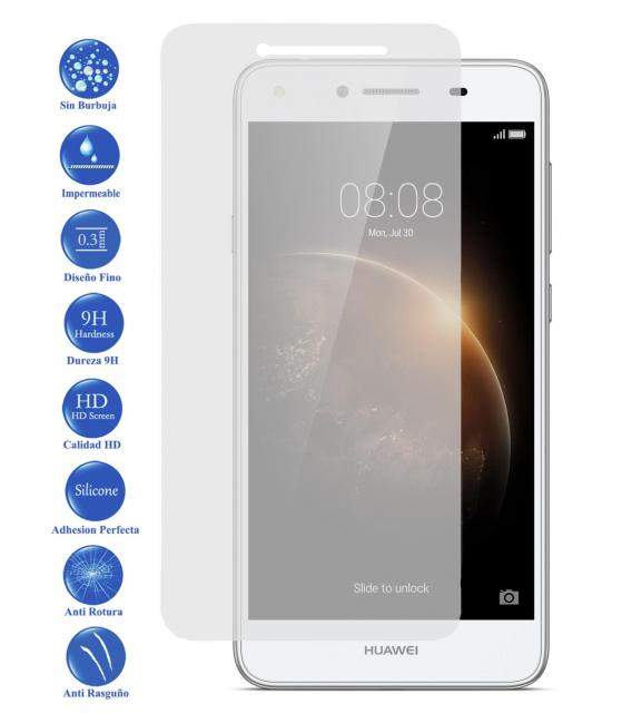 Protector de Cristal Templado Huawei Y3 II Y5 Y5 II Y6 II Y7 Y9 2017 2018 2019