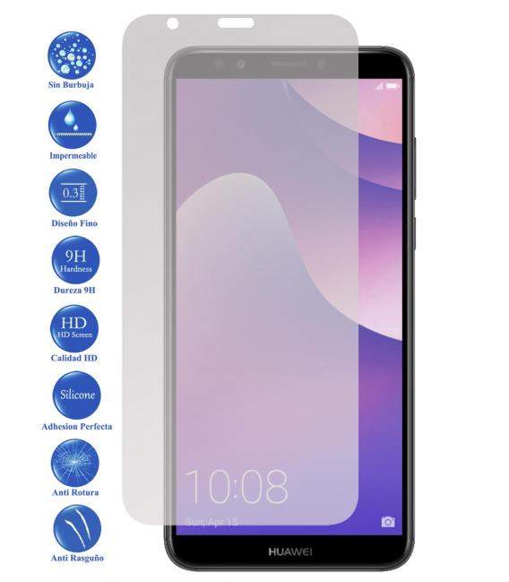 Protector de Cristal Templado Huawei Y3 II Y5 Y5 II Y6 II Y7 Y9 2017 2018 2019