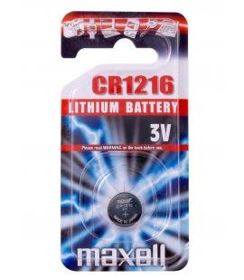 Pila de boton Maxell bateria original Litio CR1216 3V en blister 1X Unidad