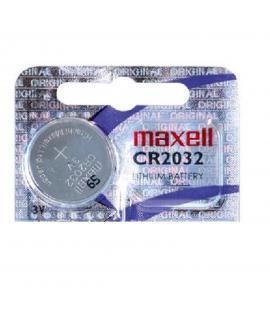 Pila de boton Maxell bateria original Litio CR2032 3V en blister 1X Unidad