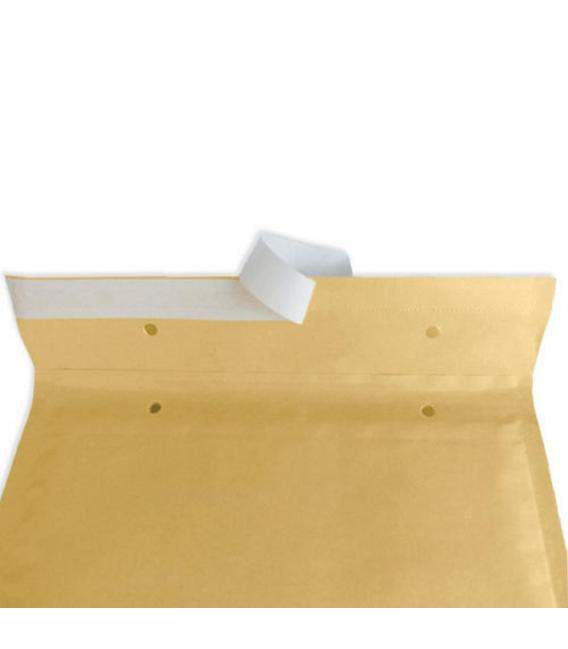 Sobres acolchados de burbujas y plastificados marrón bolsas TAB para envíos