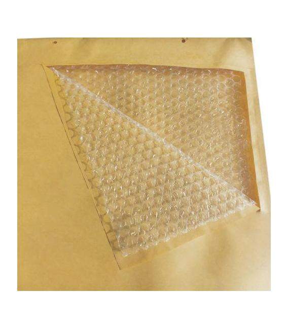 Sobres acolchados de burbujas y plastificados marrón bolsas TAB para envíos