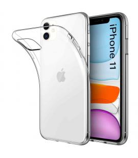 Funda de gel TPU carcasa silicona para movil Apple Iphone 11 Transparente