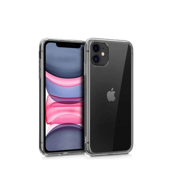 Funda de gel TPU carcasa silicona para movil Apple Iphone 11 Transparente