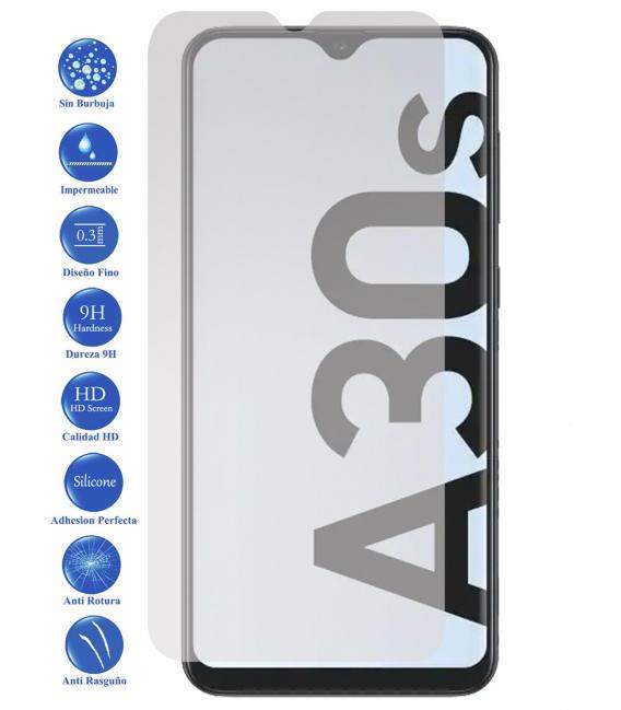 Protector de Pantalla Cristal Templado Vidrio 9H Premium para Galaxy A30S