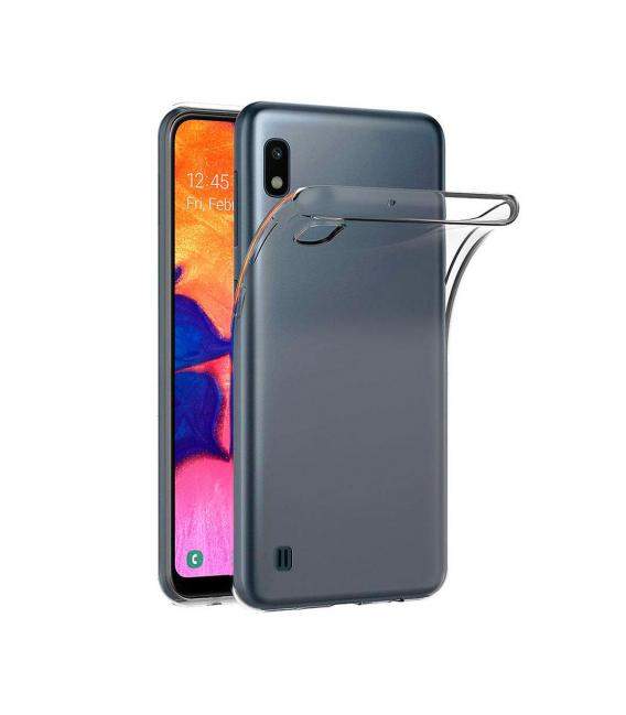 Funda de gel TPU carcasa silicona para movil Samsung Galaxy A10 Transparente