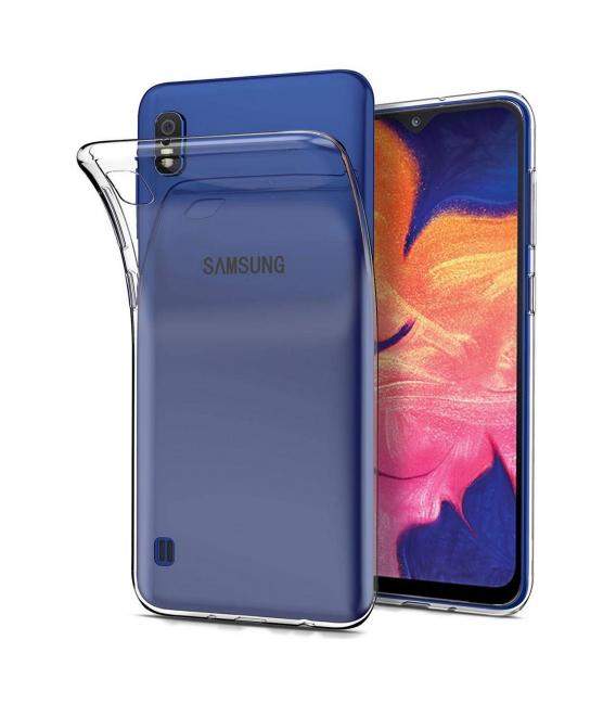 Funda de gel TPU carcasa silicona para movil Samsung Galaxy A10 Transparente