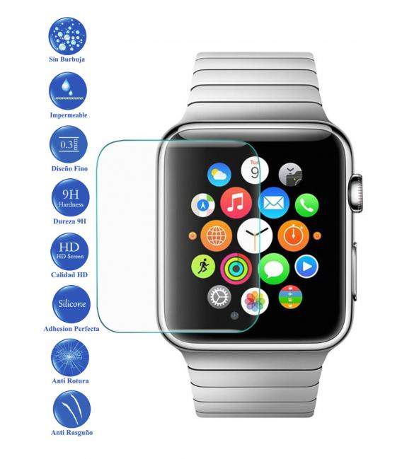 Protector de Pantalla Cristal Templado Premium para Reloj Apple Watch 42mm