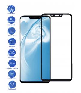 Protector de Pantalla para Huawei P Smart Plus Negro Completo Cristal Templado