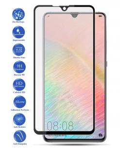 Protector de Pantalla para Huawei Mate 20 Pro Negro Completo Cristal Templado