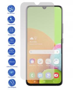 Protector de pantalla Galaxy A90 NEGRO de Cristal Templado Vidrio 9H para movil - Todotumovil
