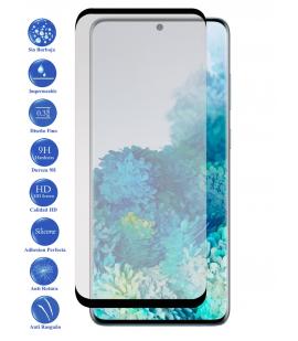 Protector de pantalla Galaxy S20 NEGRO de Cristal Templado Vidrio 9H para movil - Todotumovil