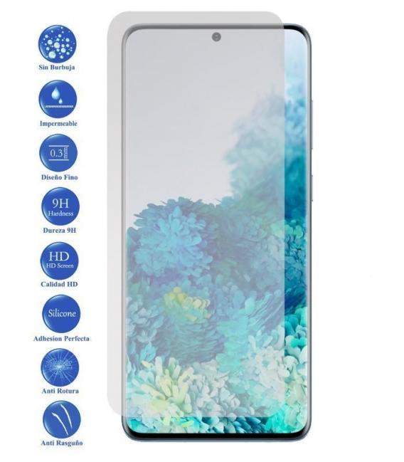 Protector de pantalla Galaxy S20 Ultra TRANSPARENTE de Cristal Templado Vidrio 9H para movil - Todotumovil