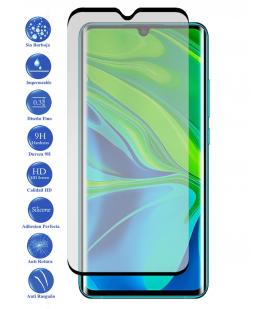 Protector de pantalla Xiaomi Note 10 Lite NEGRO de Cristal Templado Vidrio 9H para movil - Todotumovil