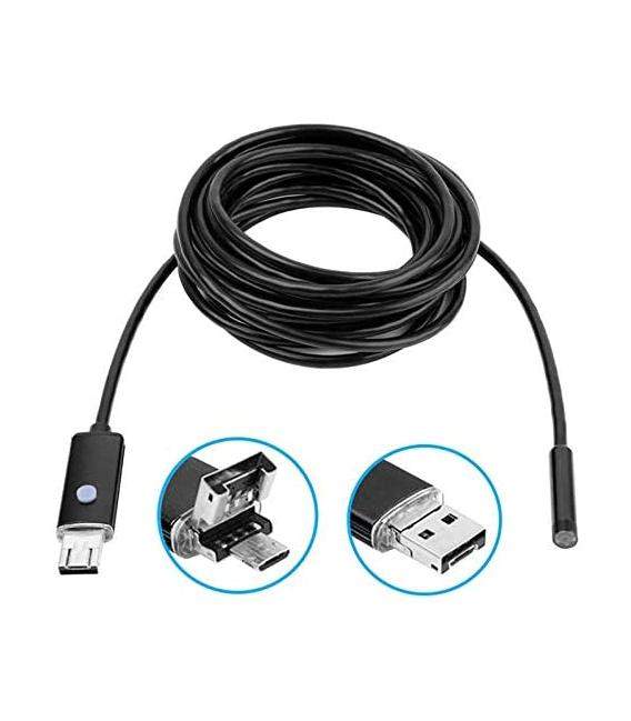 Cámara endoscopio para PC y Android de 8mm impermeable