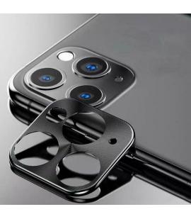 Protector para lente de cámara Iphone 11 Pro/11 Pro Max anti arañazos y golpes en color negro compatible con fundas