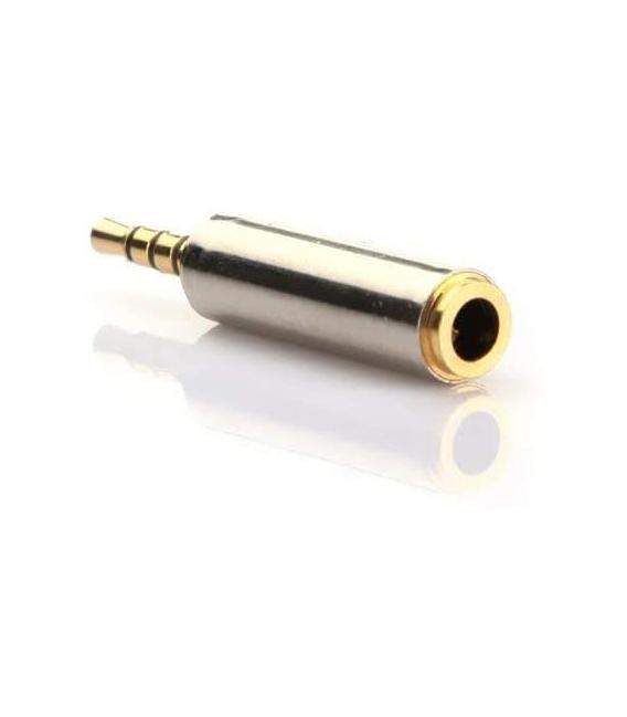 Adaptador conversor Mini Jack 2,5mm estéreo macho a Micro Jack 3.5 mm estéreo hembra