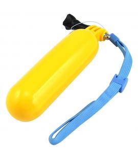 Flotador de mano para GoPro Hero 3+ 3 2 1 en color amarillo. Palo selfie flotante para cámara.