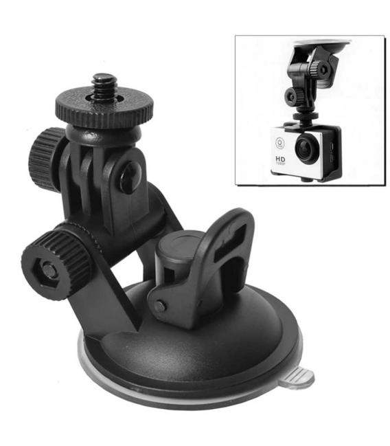 Soporte ventosa de coche para cámara de fotos GoPro Hero 1 2 3 3+ 4 5