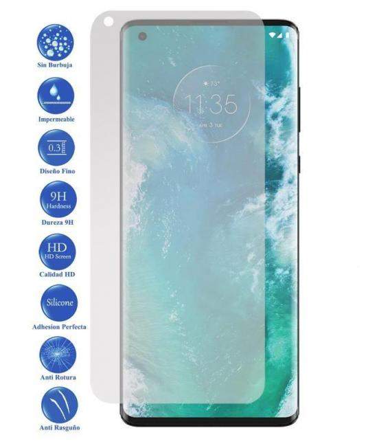 Protector de pantalla Motorola EDGE de Cristal Templado Vidrio 9H para movil - Todotumovil