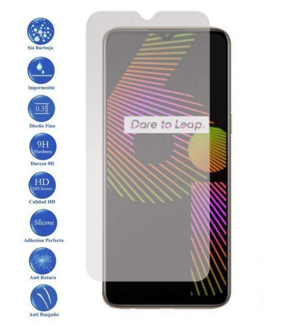 Protector de pantalla realme 6i de Cristal Templado Vidrio 9H para movil - Todotumovil