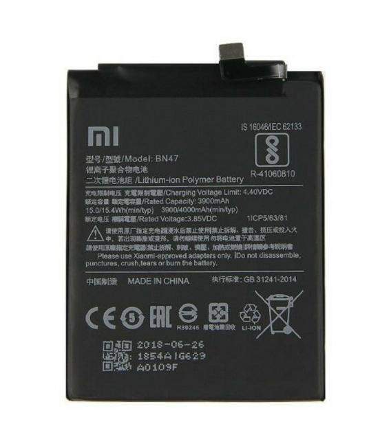 Bateria de recambio neutral repuesto compatible para Xiaomi Capacidad Original