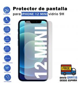 Protector de pantalla Iphone 12 mini de Cristal Templado Vidrio 9H para movil - Todotumovil