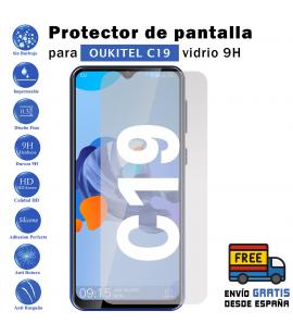 Protector de pantalla Oukitel C19 de Cristal Templado Vidrio 9H para movil - Todotumovil
