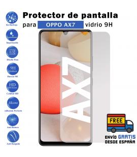Protector de pantalla Oppo AX7 de Cristal Templado Vidrio 9H para movil - Todotumovil