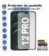 Protector de pantalla Apple Iphone 12 pro Negro de Cristal Templado Vidrio 9H para movil - Todotumovil - thumbnail 1