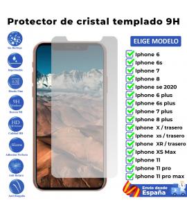 Protector de pantalla para iPhone 6 6s 7 8 X XS Max 11 12 Mini Plus SE 2020