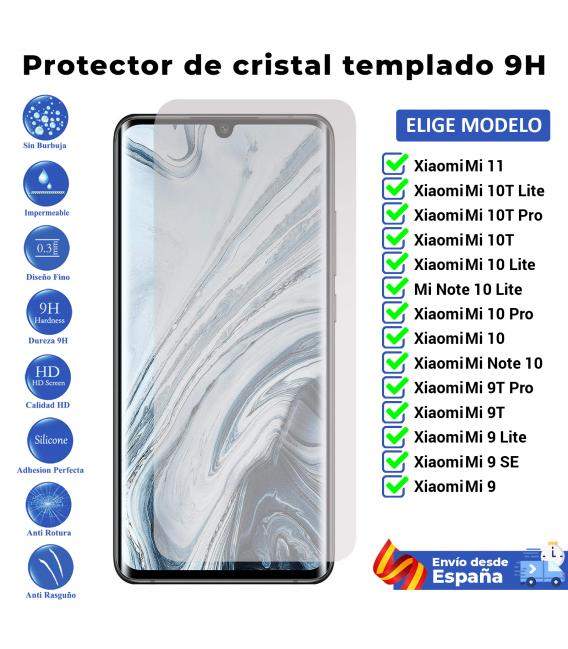 Protector de pantalla para Xiaomi Mi 11 10 10T 9T 9 SE Note Lite Pro