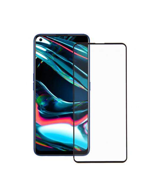 Protector de pantalla Completo Negro 3D para Realme 5 5I 6 6I 6S 7 7i 5G Pro
