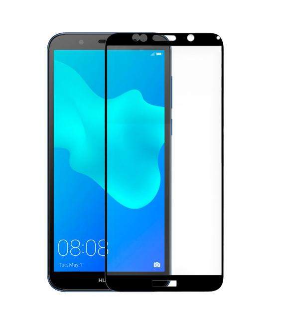 Protector pantalla Negro Huawei Y5 2018 Y5 2019 Y6 Y7 Y9 2017 2018 2019 Y6S Y6P