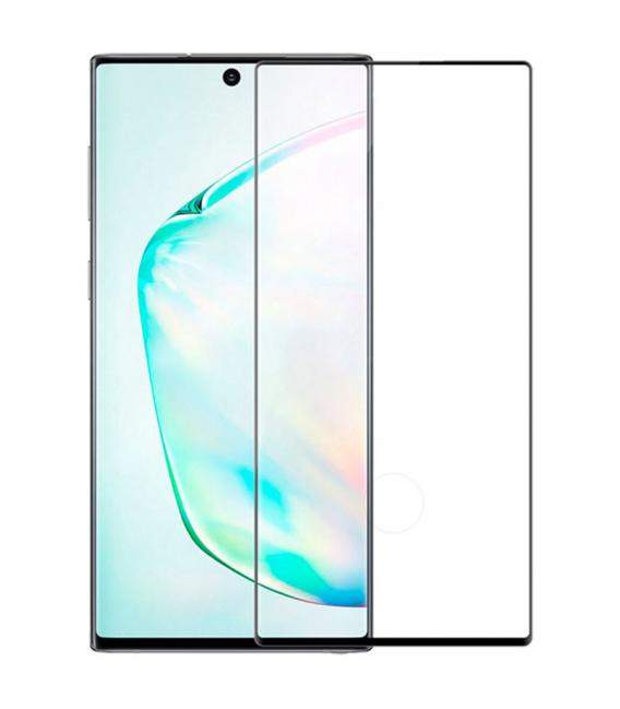 Protector pantalla negro 3D Samsung Galaxy Note 8 10 20 5G S21 S20 Plus Ultra
