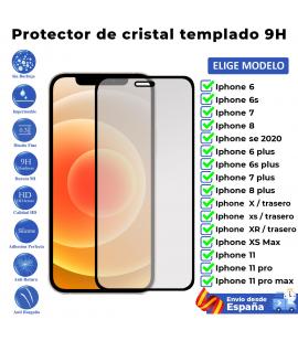 Protector de pantalla Completo 3D para iPhone 12 11 6 6s 7 8 X XS Max Mini Plus SE 2020 Trasero