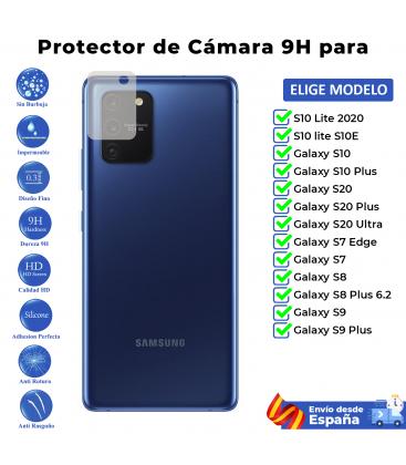 Protector cámara Samsung S7 S8 S9 S10 Edge Lite Ultra Plus 2020