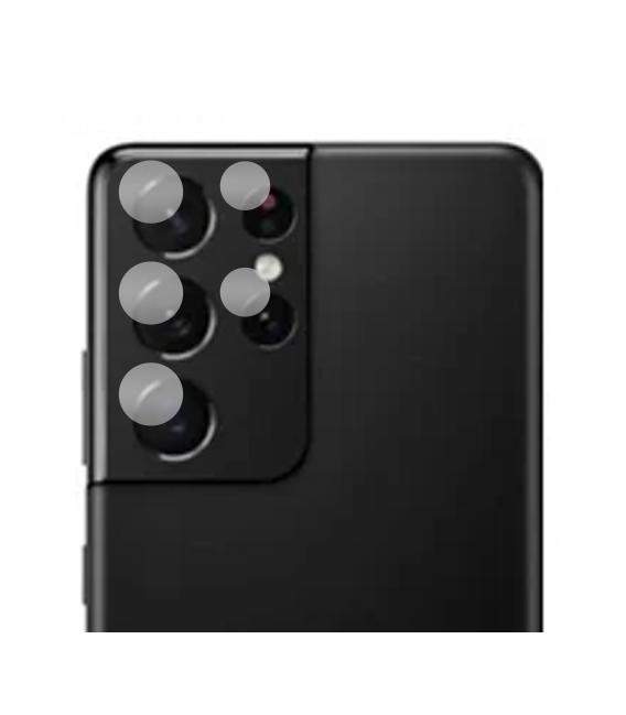 Protector de camara para Samsung Galaxy Note 8 10 20 5G S21 S20 Plus Ultra. Vidrio de cristal templado transparente para movil