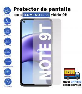 Protector de pantalla Xiaomi Redmi Note 9T de Cristal Templado Vidrio 9H para movil - Todotumovil