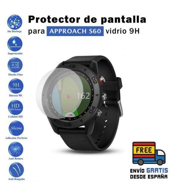 Protector para Garmin Approach s60. Cristal Templado Reloj Vidrio