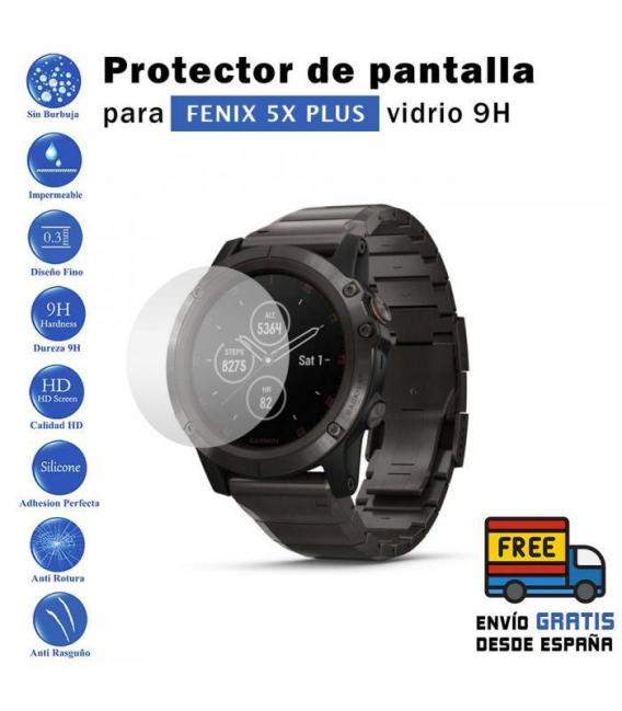Protector para Garmin Fenix 5x plus 51. Cristal Templado Reloj Vidrio